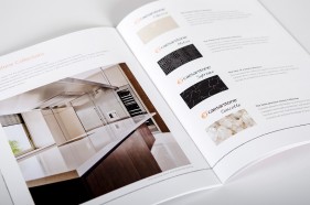 Caesarstone product brochure design