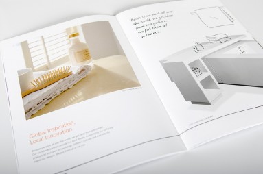 Caesarstone product brochure design