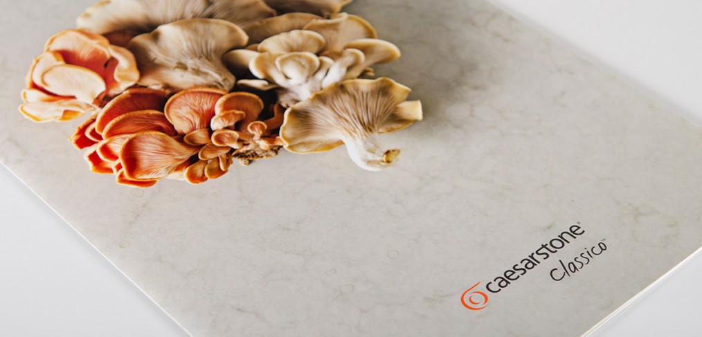 Caesarstone corporate identity and marketing materials