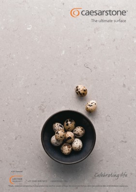 Caesarstone magazine advertising