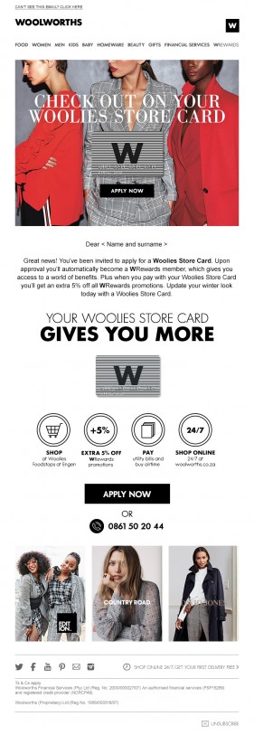 Woolworths digital design